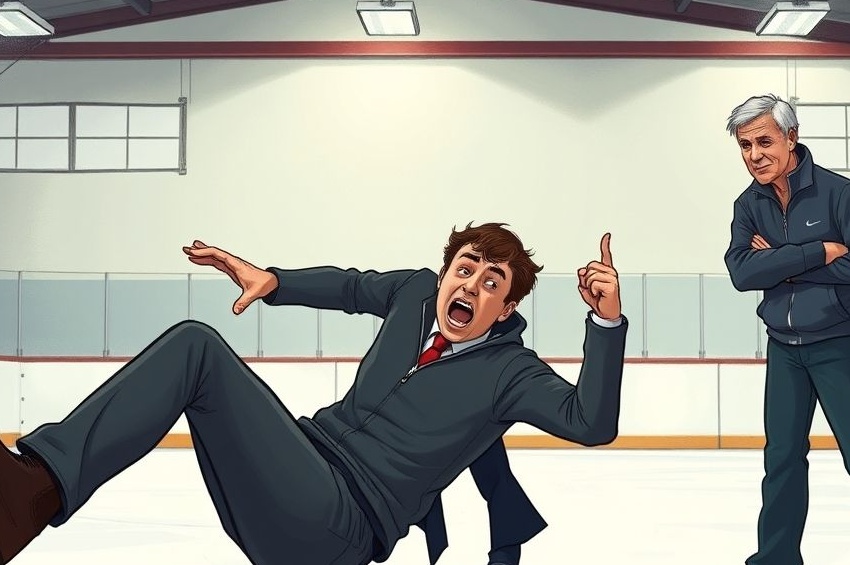 Footloose Figure Skater Bungles Into Olympic History!