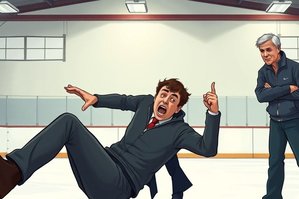 Footloose Figure Skater Bungles Into Olympic History!